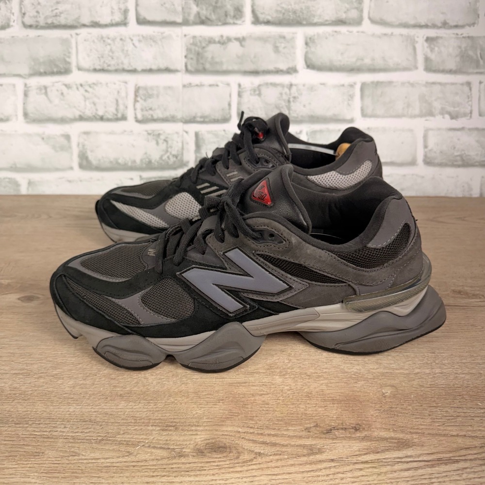 New Balance 9060 Sneaker Suede Mesh Black Grey Mens 11